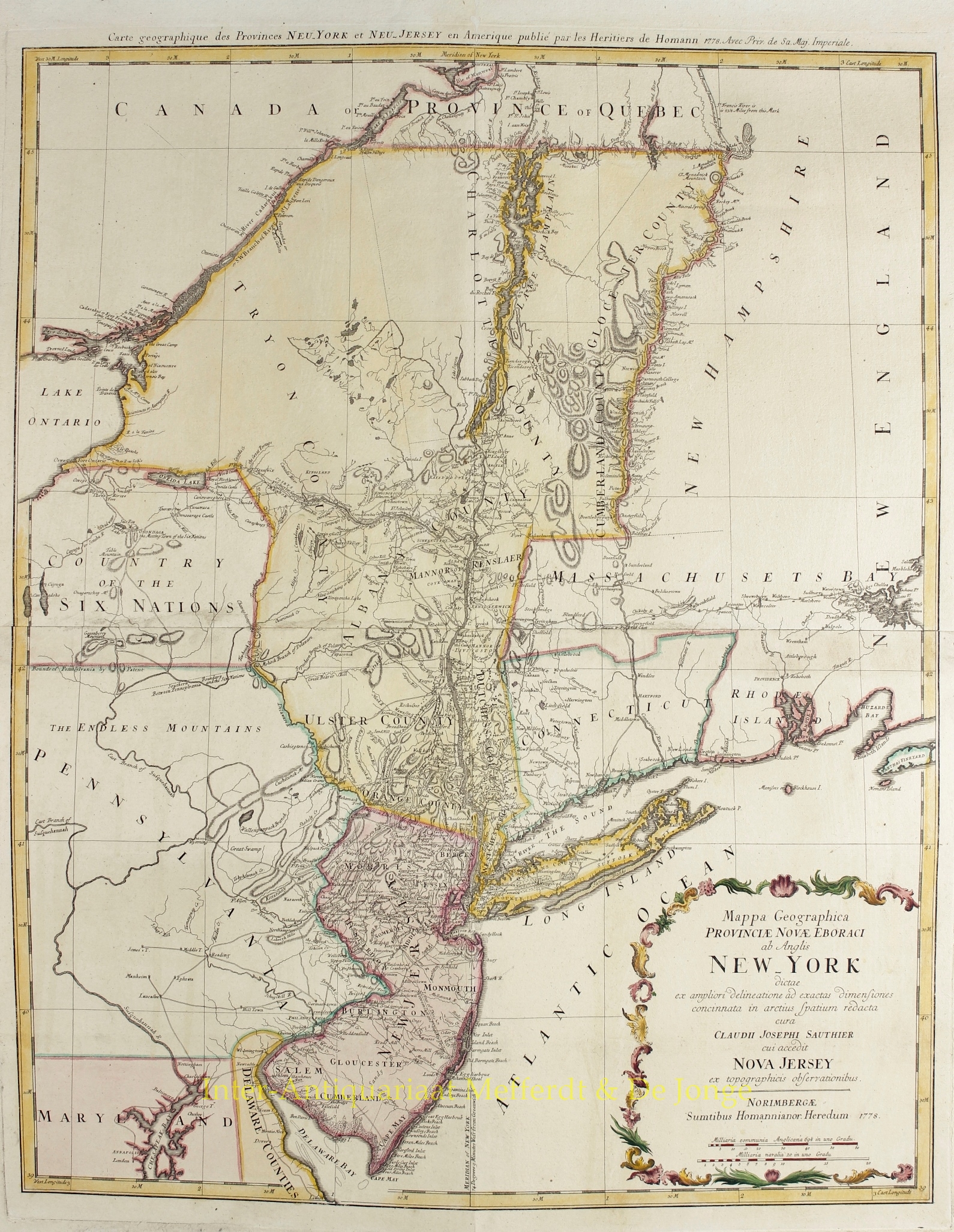 Homann Heirs - New York and New Jersey - Homann Heirs, 1778