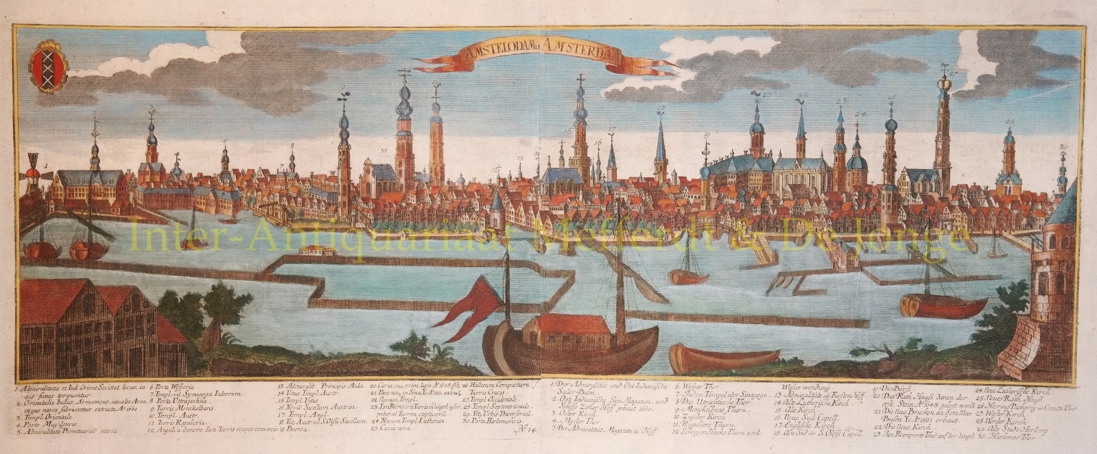 Haffner-- Johann Christoph (1668-1754) - Amsterdam rond 1700 - Johann Christoph Haffner