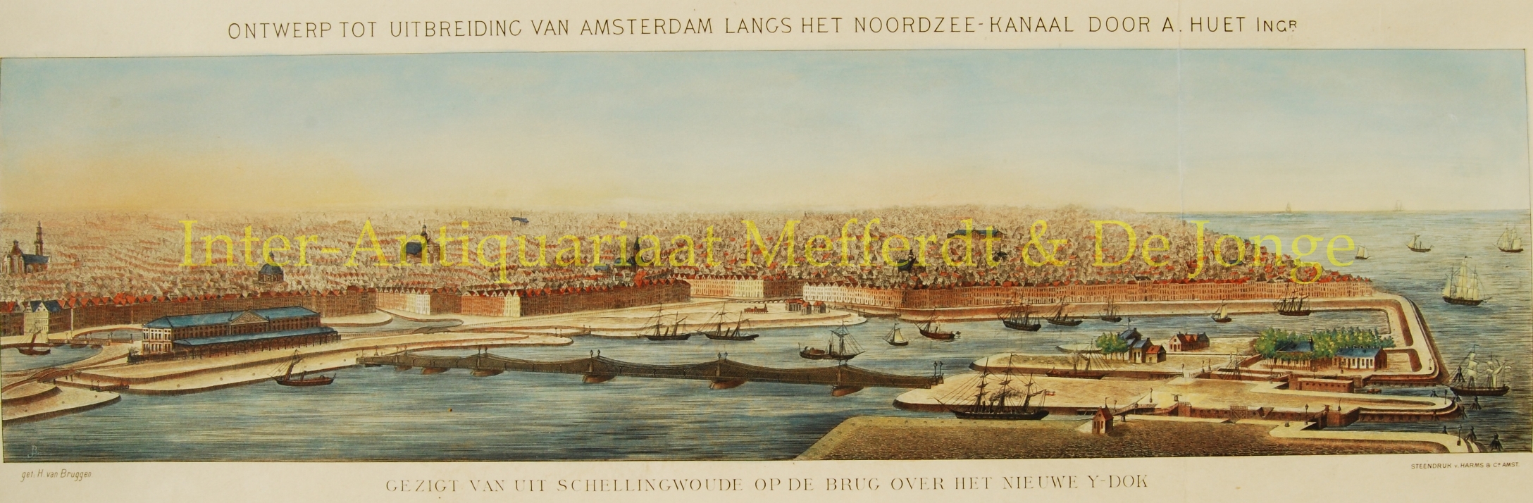  - Ontwerp IJ-dok voor Amsterdam, 1861