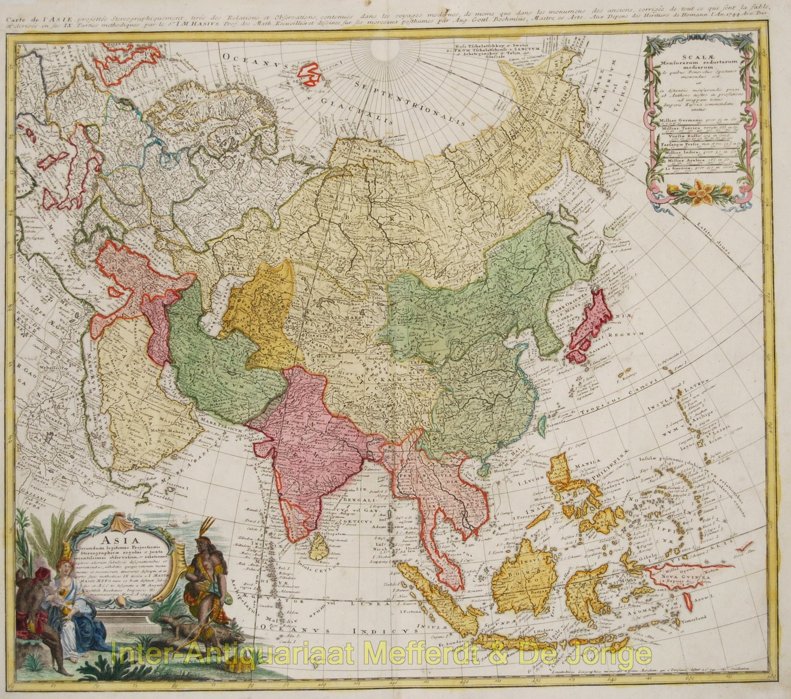 Homann Heirs - Asia map - Homann
