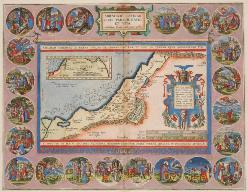 Holy Land – Abraham Ortelius, 1595