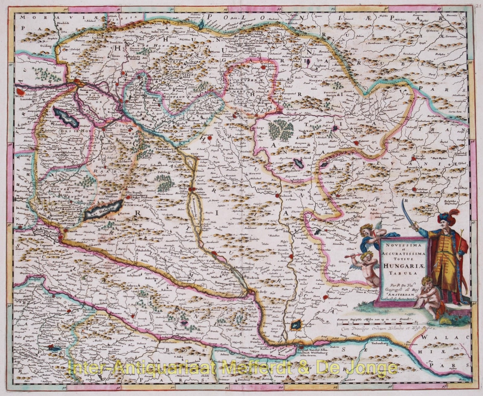 Danckerts-- Justus - Hungary - Justus Danckerts, 1684