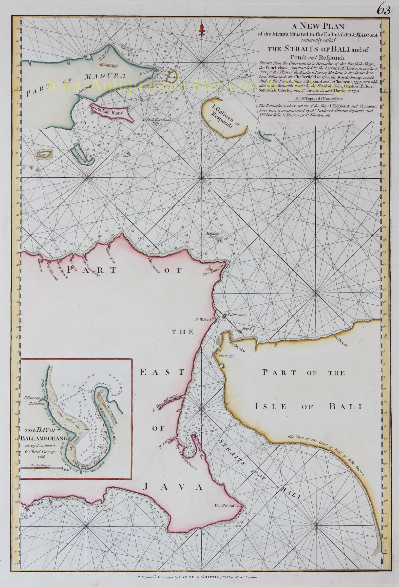 Laurie and Whittle - Indonesia, Strait of Bali - Laurie and Whittle, 1794