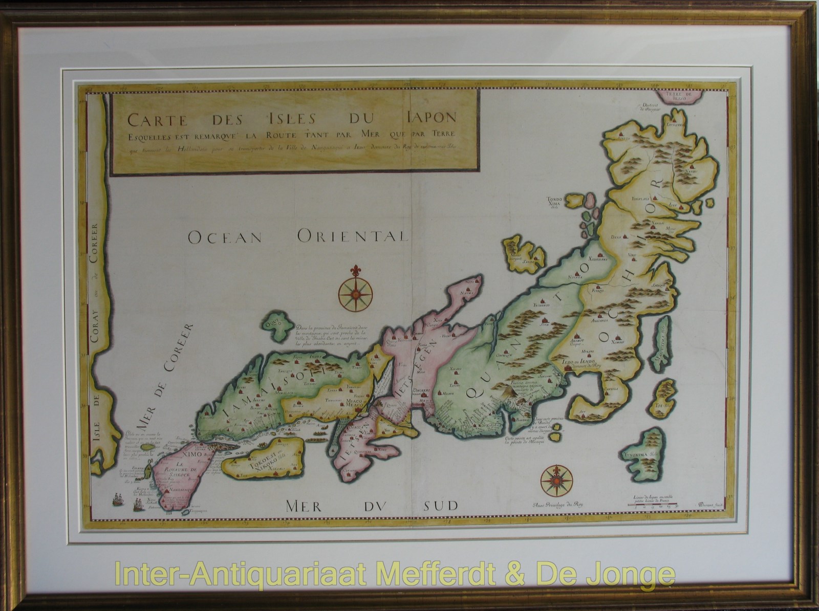 Durant-- J. - Japan map - Durant after Tavernier