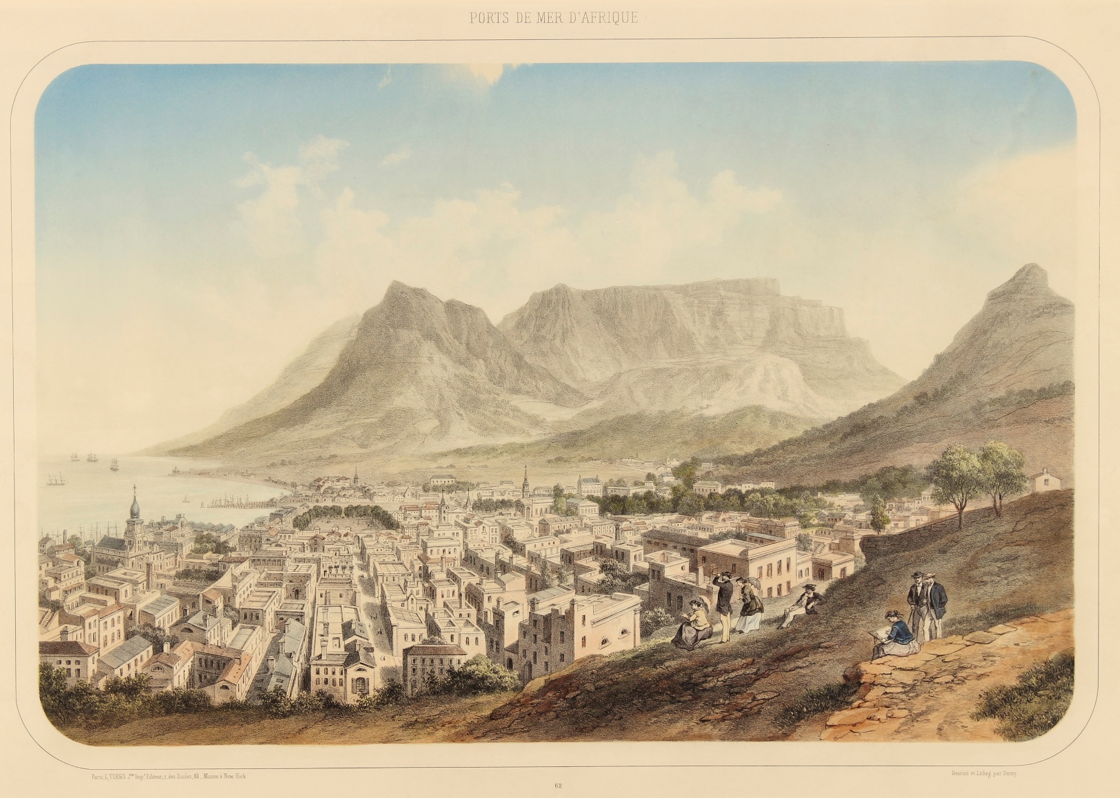  - Cape Town, Kaapstad - Isidore Deroy, c. 1850