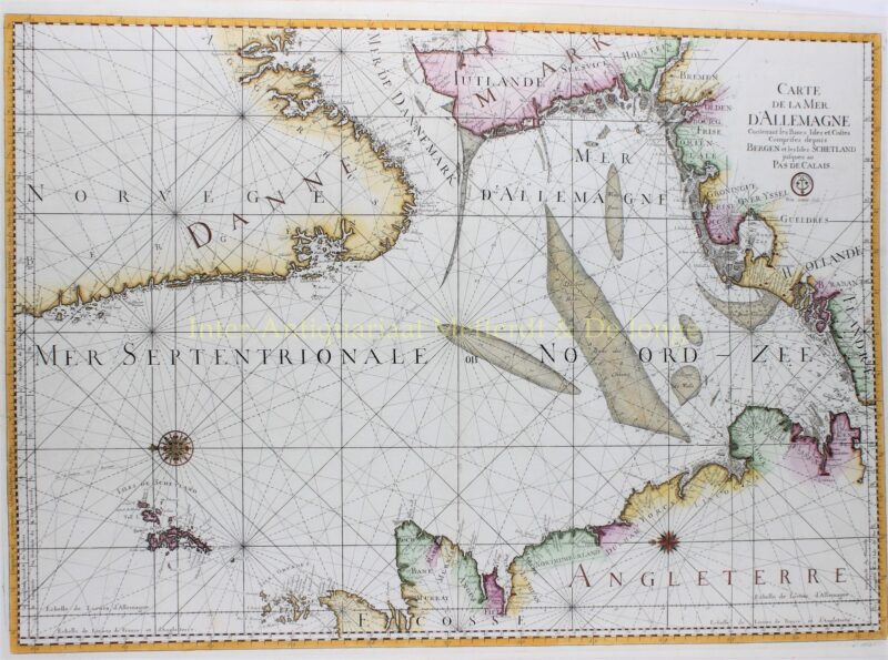 North Sea – Jacques-Nicolas Bellin, ca. 1770