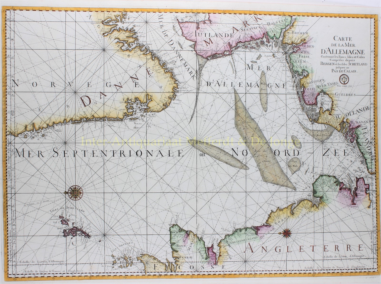Bellin-- Jacques-Nicolas - North Sea - Jacques-Nicolas Bellin, ca. 1770