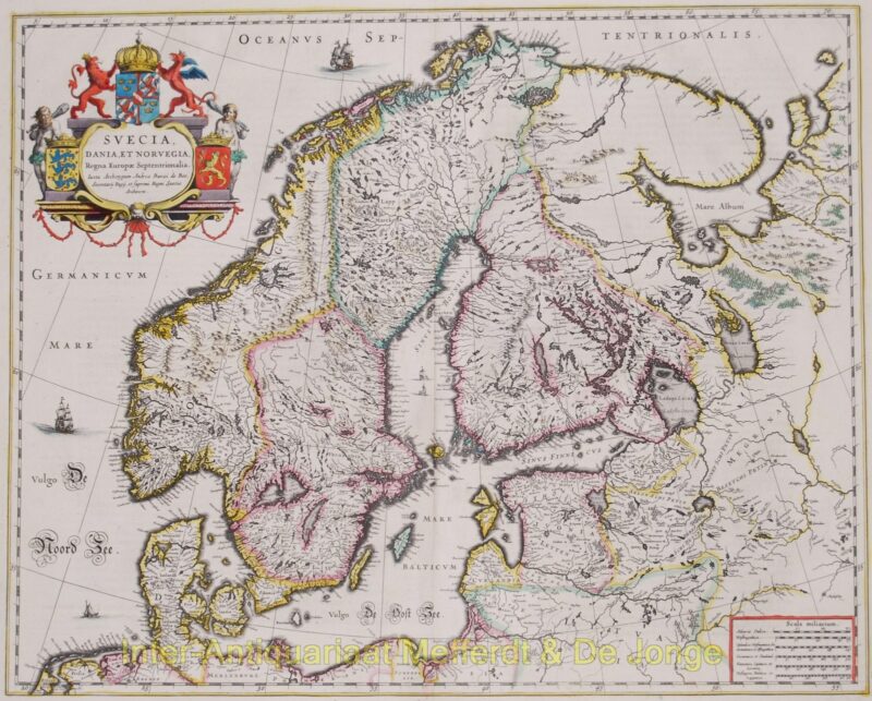 Scandinavia – Blaeu, 1643-1650