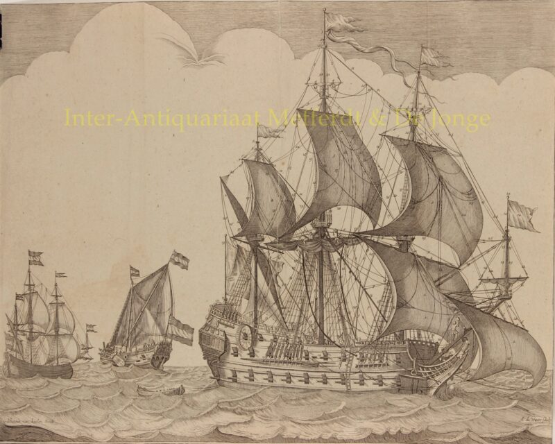 Oost-Indië vaarder – Johannes van Keulen I, Anthonie de Winter, 1680