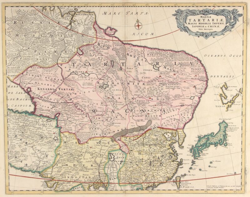 Tartary, China, Japan – De Wit, 1680