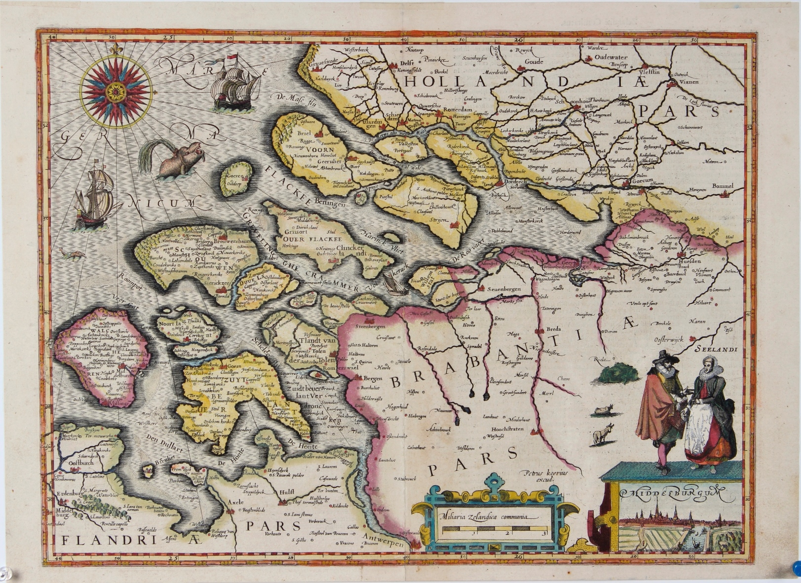 Kaerius-- Petrus - Zeeland - Petrus Kaerius, 1617