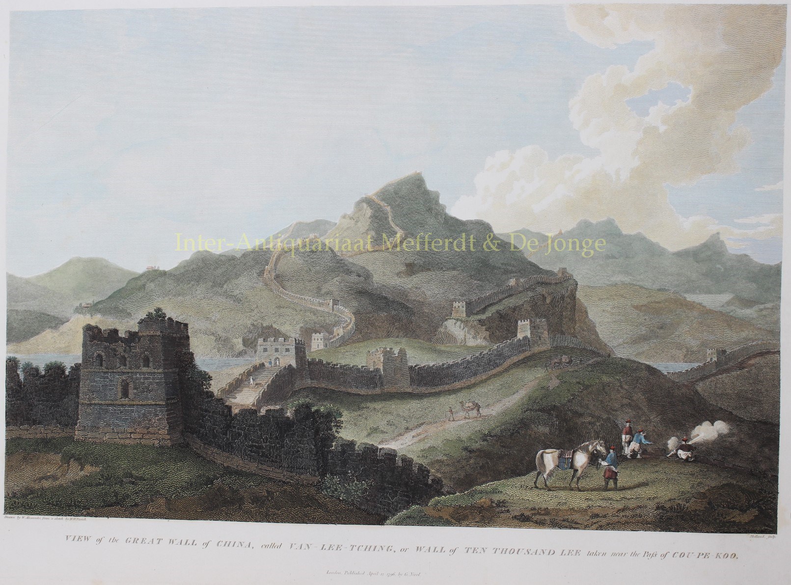 Alexander-- William (1767-1816) - Great Wall of China - after William Alexander, 1796
