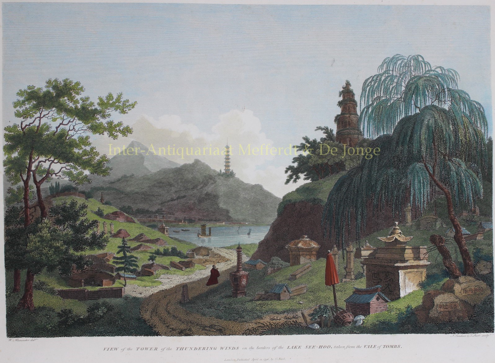 Alexander-- William (1767-1816) - China, West Lake - after William Alexander, 1796