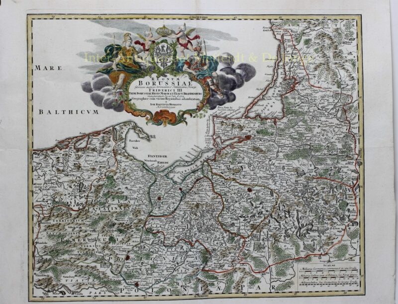Poland, Kaliningrad/Königsberg (Pomerania and East Prussia) – Johann Baptiste Homann, c. 1710