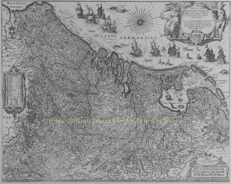 Seventeen Provinces – Willem Blaeu, 1630