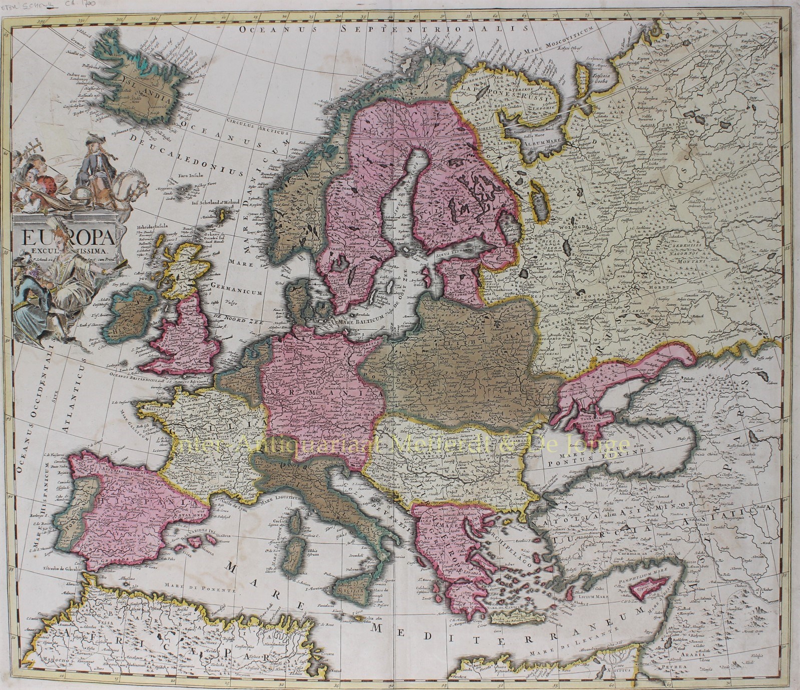 Schenk-- Pieter - Europa - Pieter Schenk, ca. 1700