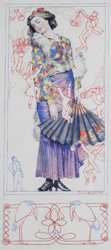 The spoiled girl – Ferdinand Staeger (Meggendorfer Blätter), 1908