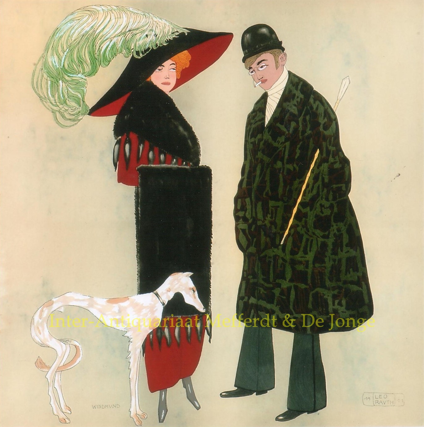 Rauth-- Leo - Jugendstil - Leo Rauth, 1911