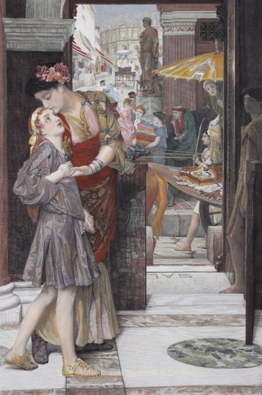 A Parting Kiss – Lawrence Alma-Tadema, 1884
