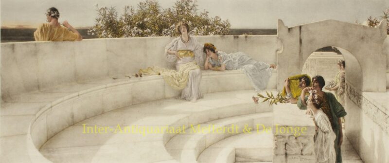 Under the Roof of Blue Ionian Water – Lawrence Alma-Tadema, 1901