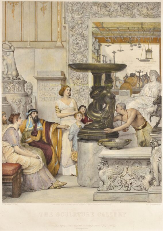 The Sculpture Gallery – Lawrence Alma-Tadema, 1877