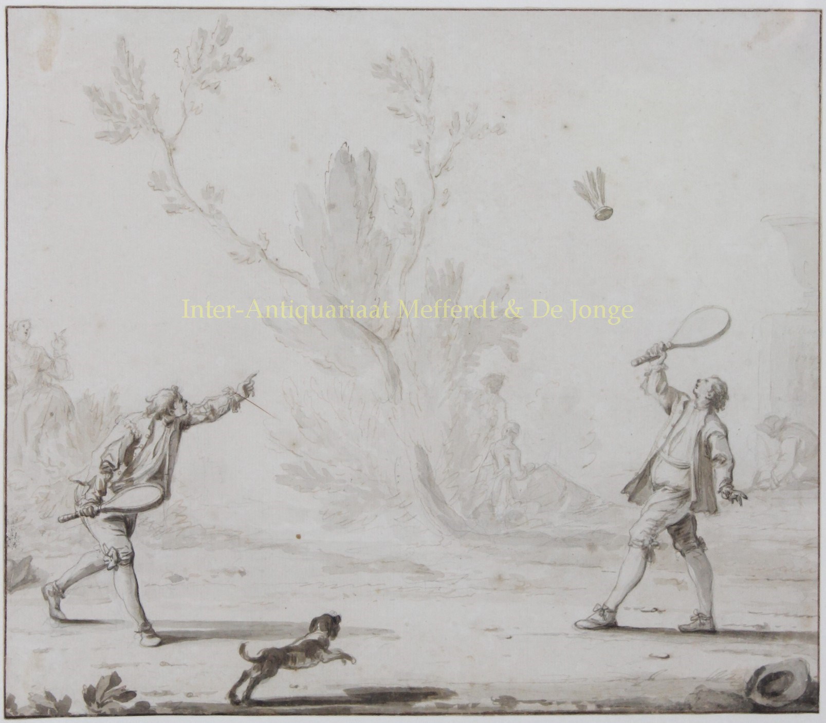  - Badminton - Johann Heinrich Keller, 1743