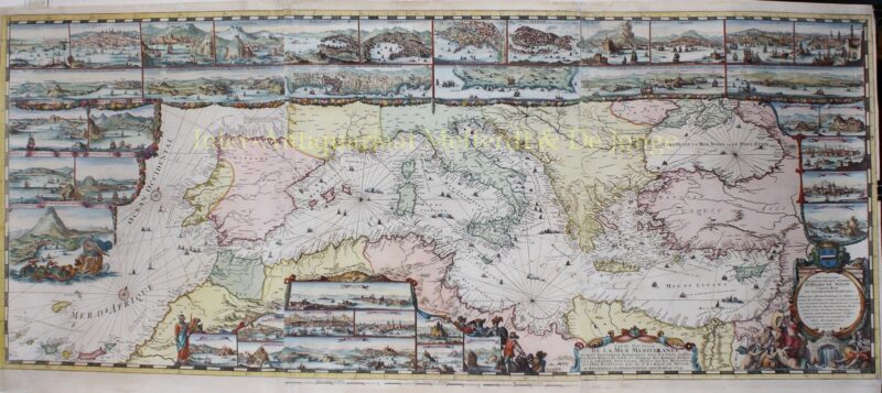 Mediterranean Sea – Romeijn de Hooghe + Pieter Mortier, 1694