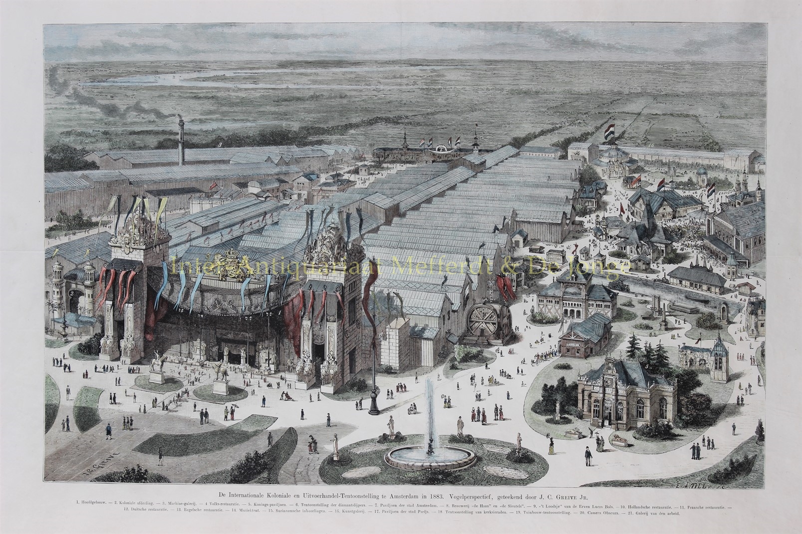  - Amsterdam, world exhibition - J.C. Greive, 1883