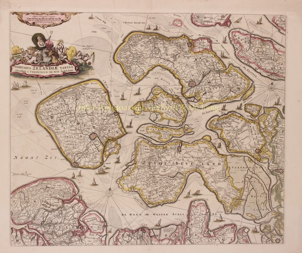 antique map of Zeeland