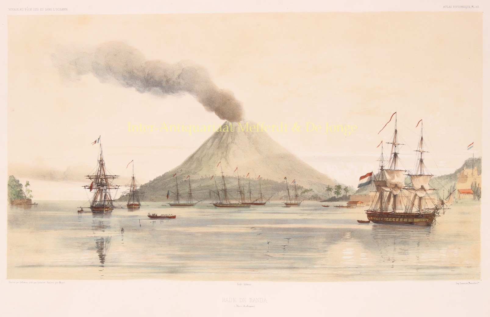 Le Breton-- Louis (1818-1866) - Banda Islands (Moluccas) - Lon Jean-Babtiste Sabatier after Louis Le Breton, 1846