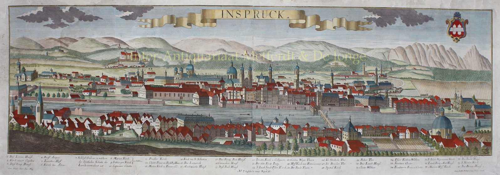  - Innsbruck - Johann Friedrich Probst after Friedrich Bernhard Werner, c. 1740