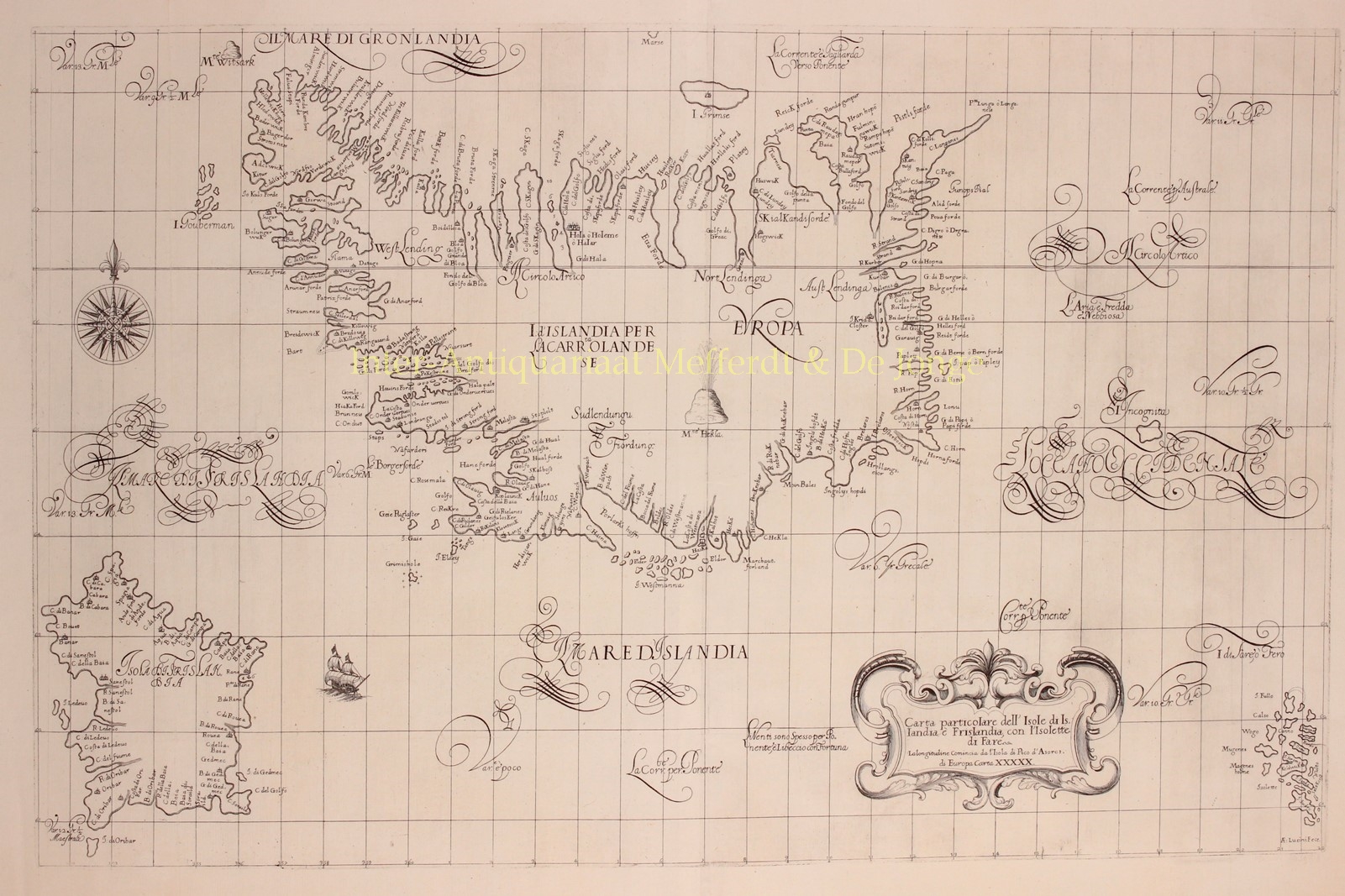 Dudley-- Robert (1573-1649) - Iceland, Frisland, Faroe Islands - Robert Dudley, 1646-1647