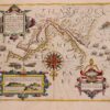 17th century map Strait of Magellan