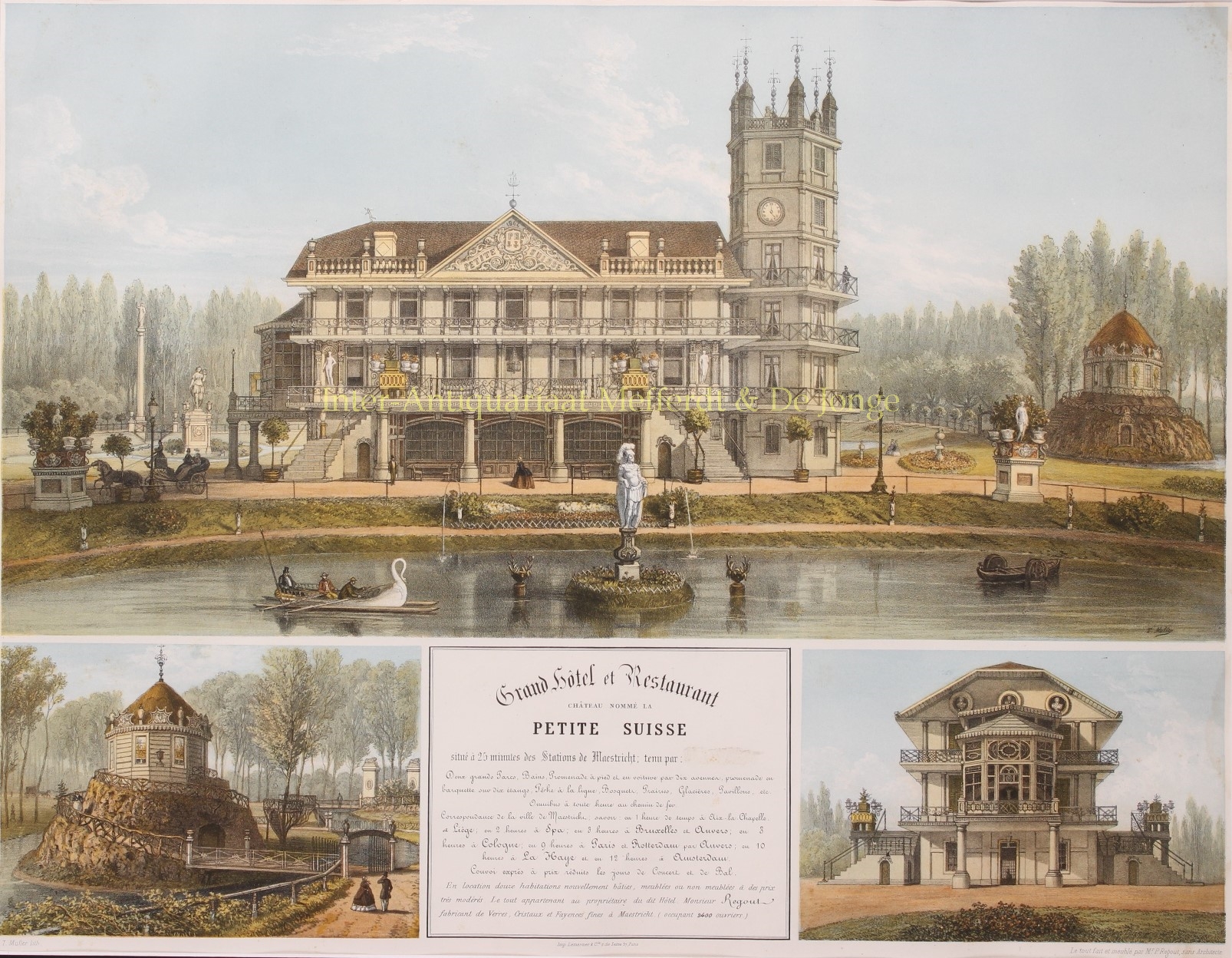  - Chateau La Petite Suisse (Villa Kanjel) - Theodore Mller + Lemercier, 1863
