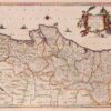 17e-eeuwse kaart van Portugal en de Algarve