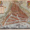 17e-eeuwse plattegrond van Rotterdam