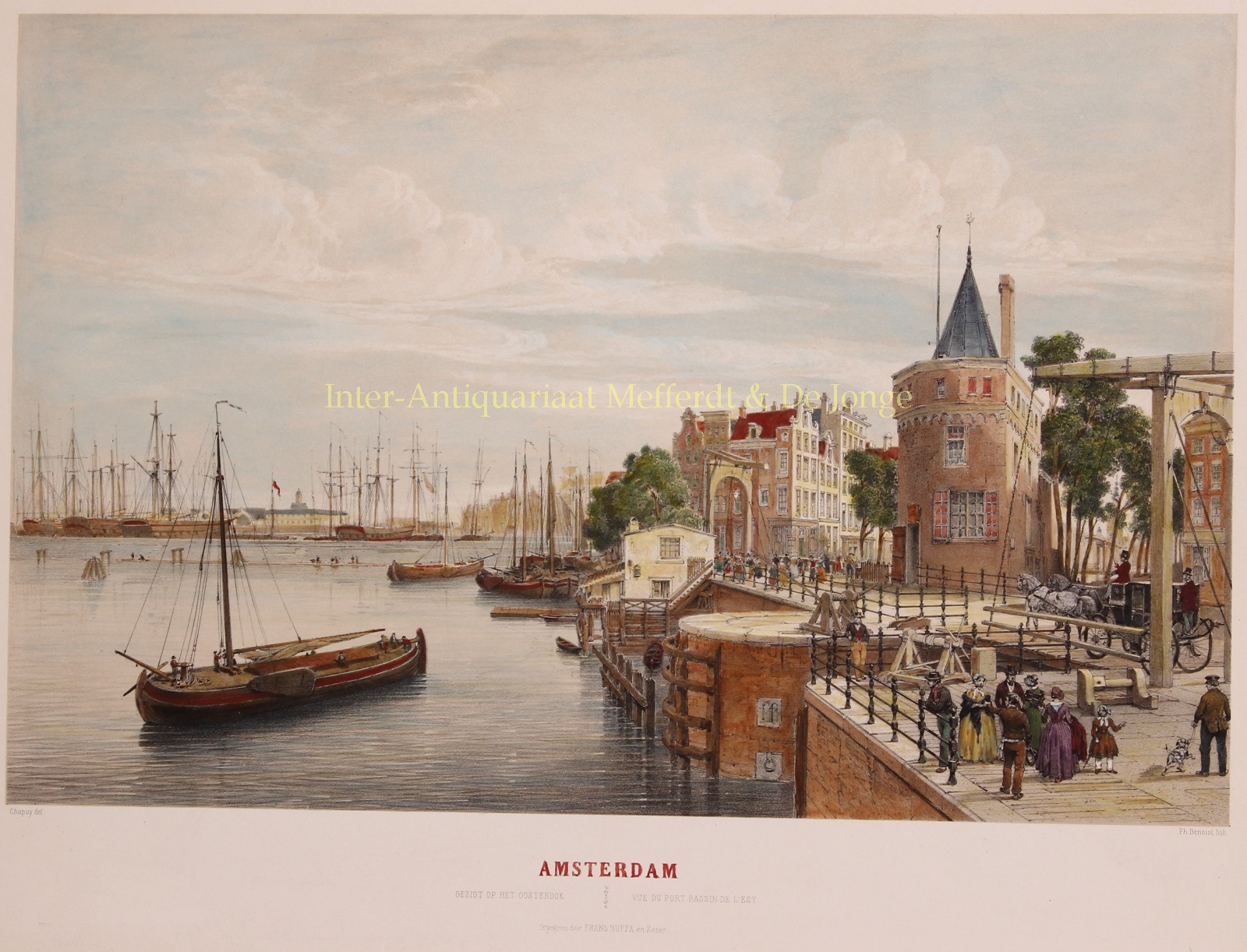Buffa & Zn-- Frans - Amsterdam, Oosterdok - Frans Buffa & Zn., ca. 1850