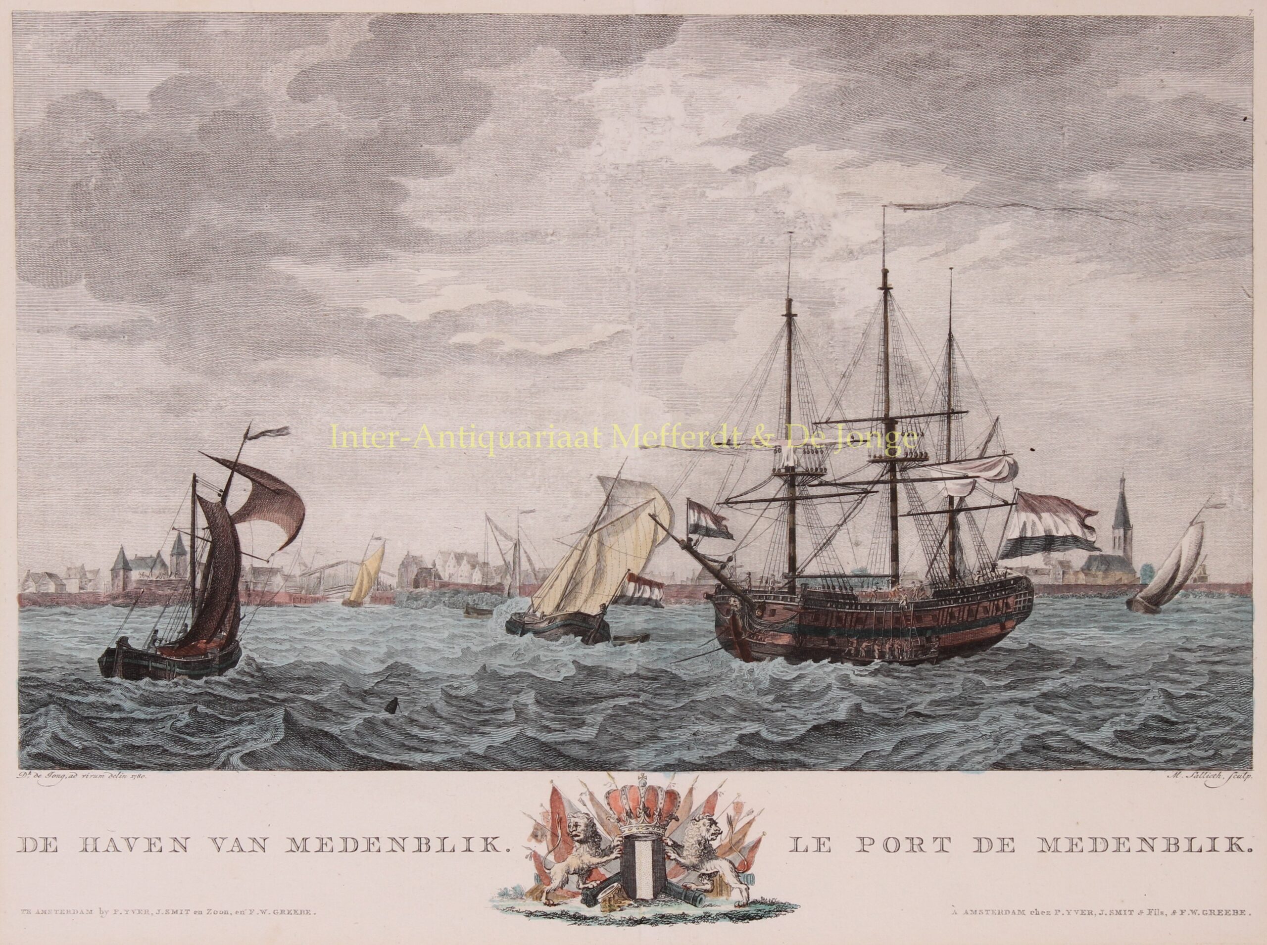 Jong-- Dirk de (active 1799-1805) - Medemblik - Matthias de Sallieth after Dirk de Jong,1802