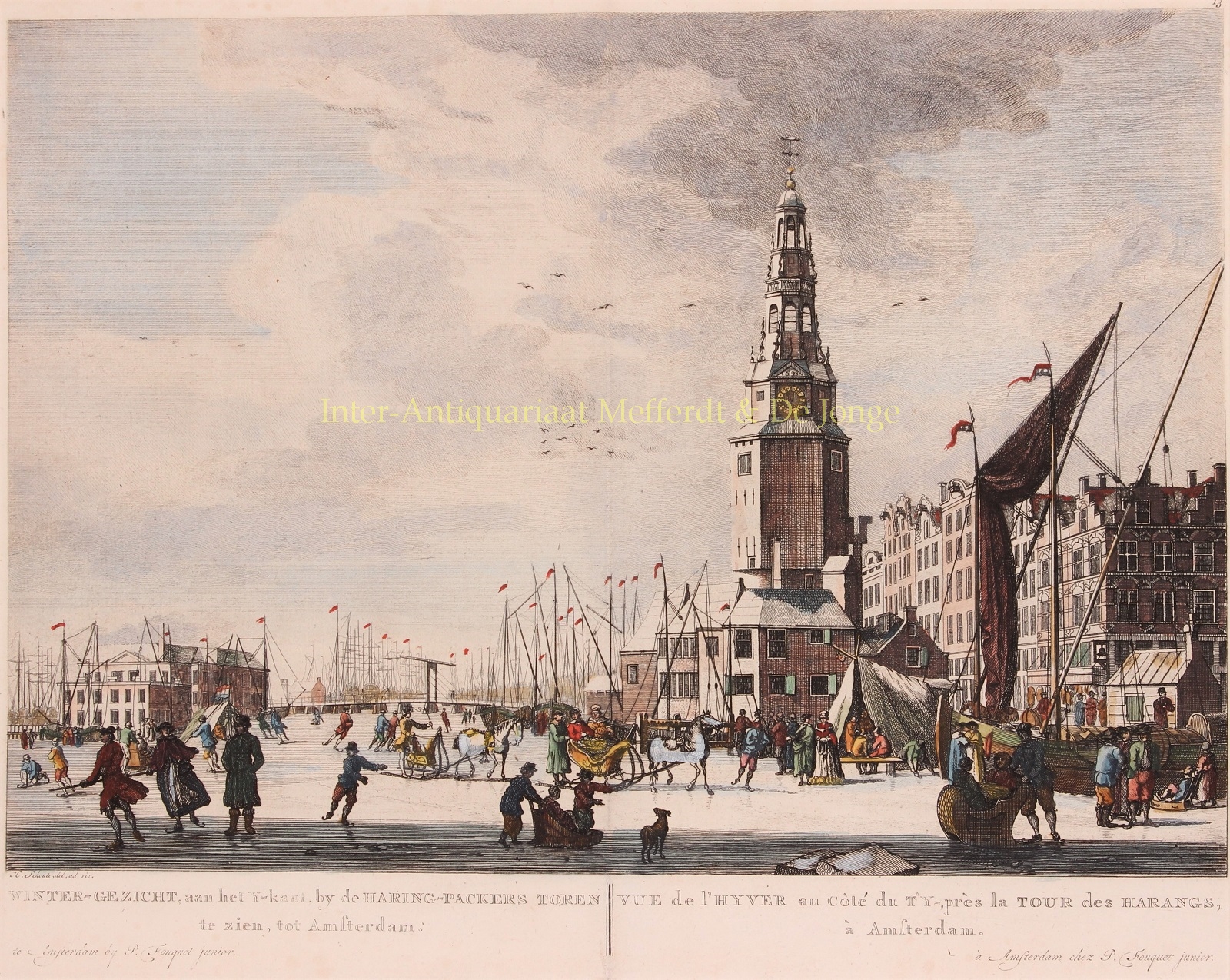 Fouquet jr.-- Pierre - Amsterdam, IJ - Pierre Fouquet after Herman Schouten, 1769