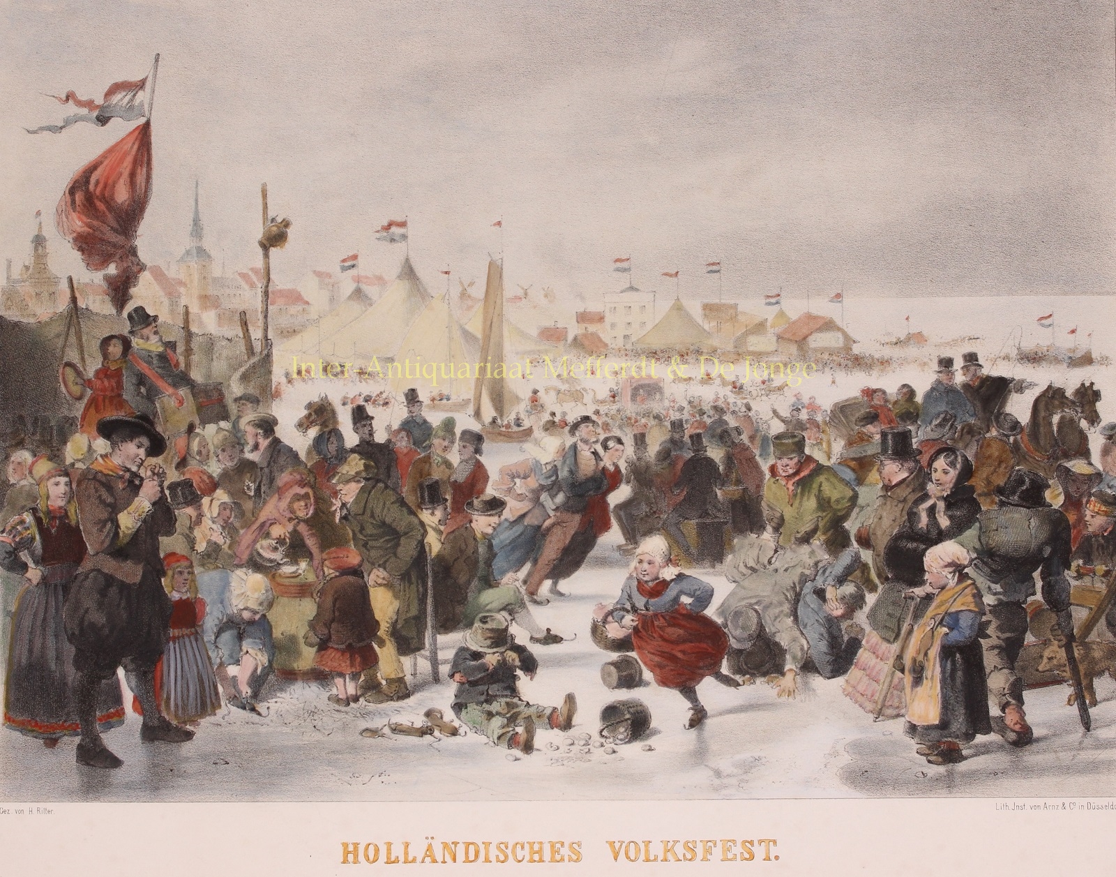 Ritter-- Henry - Folk Festival, Volendam - Henry Ritter, ca. 1850