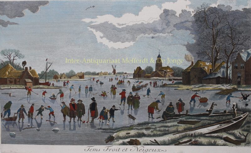 dutch ice skating painting