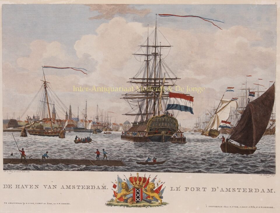 De Haven van Amsterdam eind 18e-eeuw