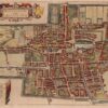 17e-eeuwse kaart van Den Haag