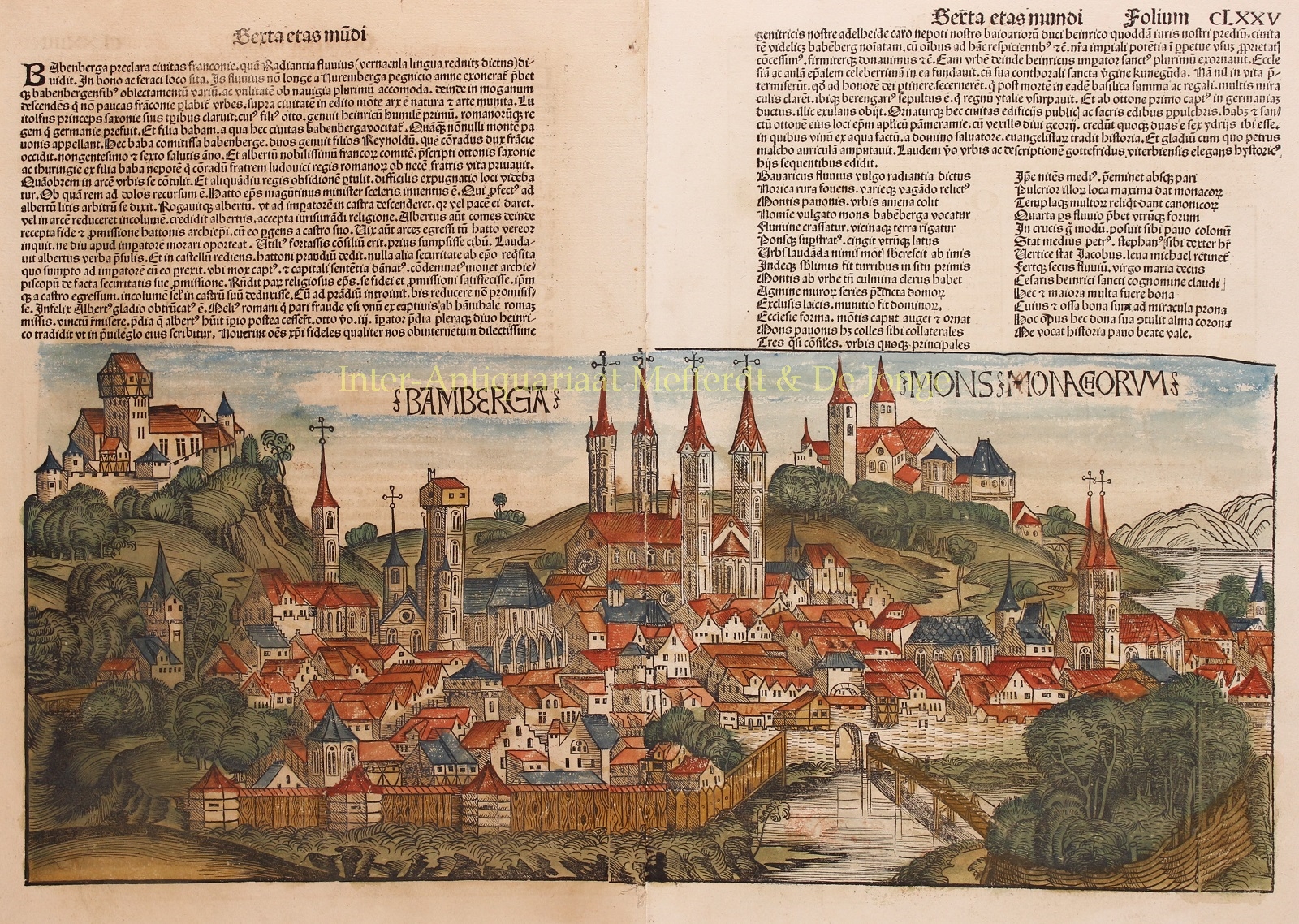 Schedel-- Hartmann - Bamberg - Hartmann Schedel, 1493