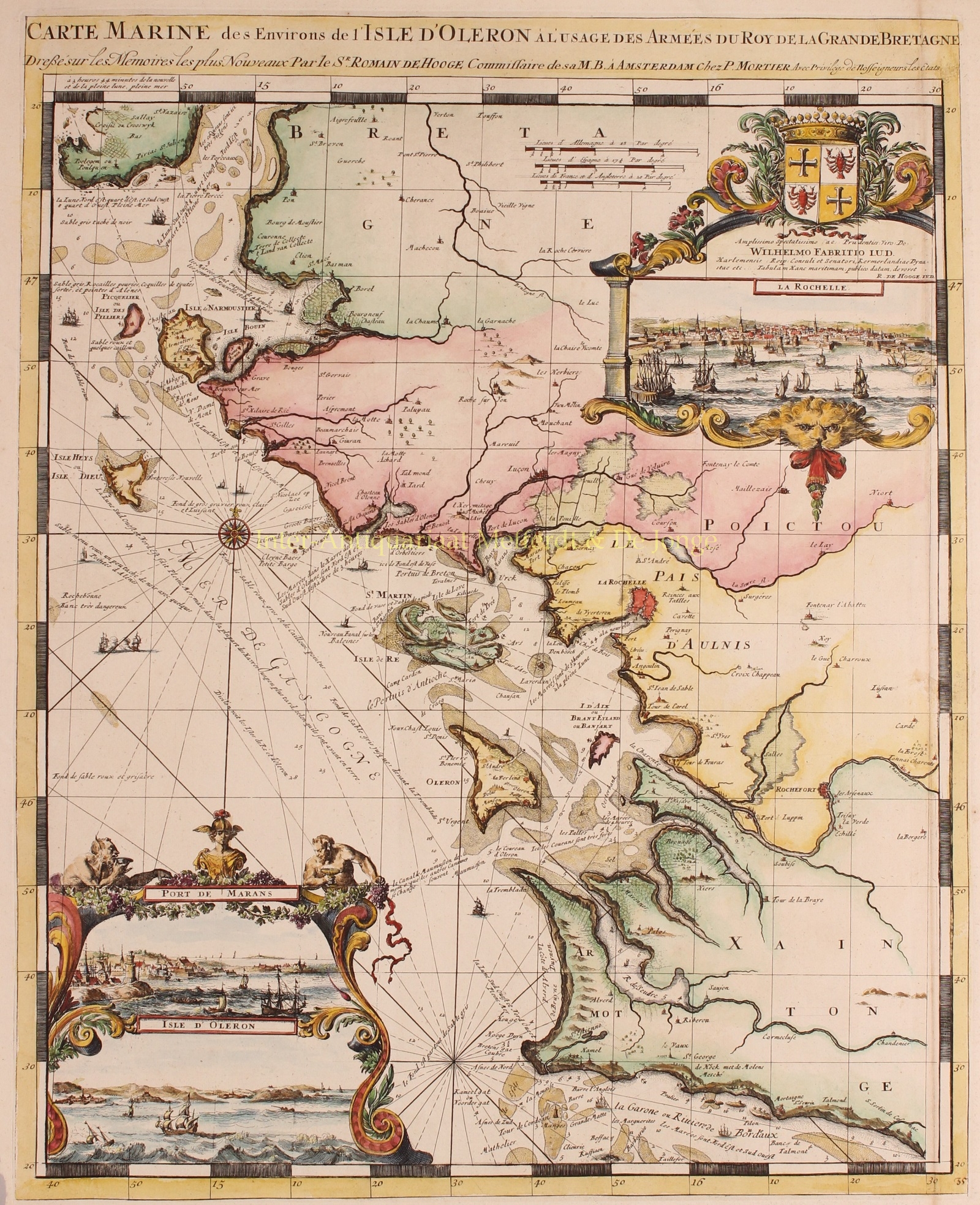  - France, Charente-Maritime - Romeijn de Hooghe +  Pieter Mortier, 1693