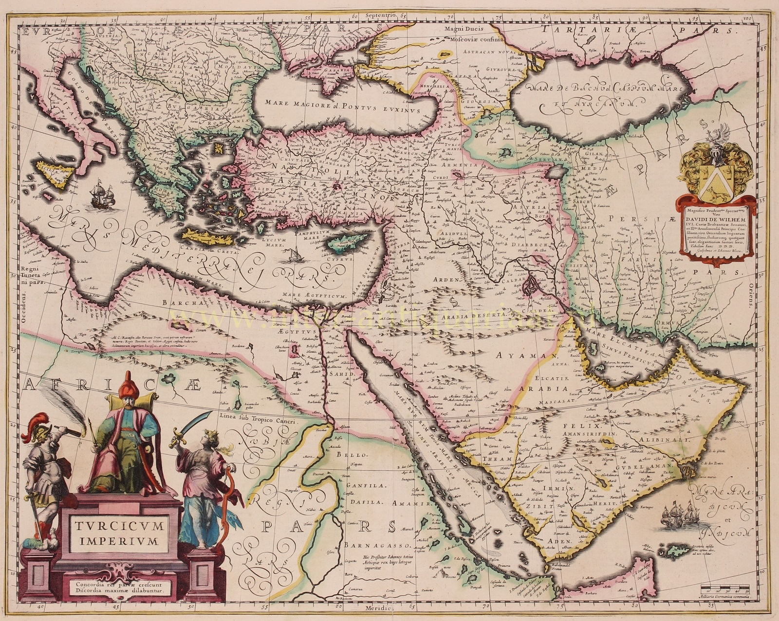 Blaeu-- Joan - Ottoman Empire - Willem and Joan Blaeu, 1640