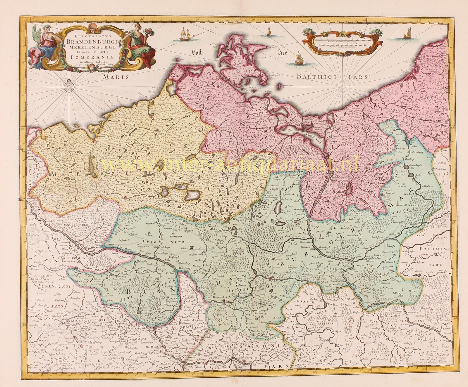 Schenk Jr.-- Pieter - Brandenburg-Prussia - Peter Schenk, c. 1720
