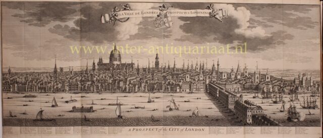 panorama van 18e-eeuws Londen