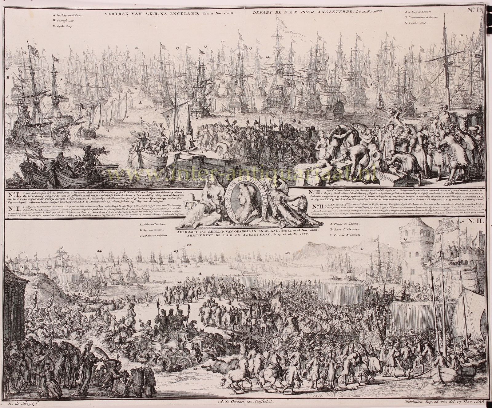 Hooghe-- Romeijn de - Glorious Revolution - Romeijn de Hooghe, 1688