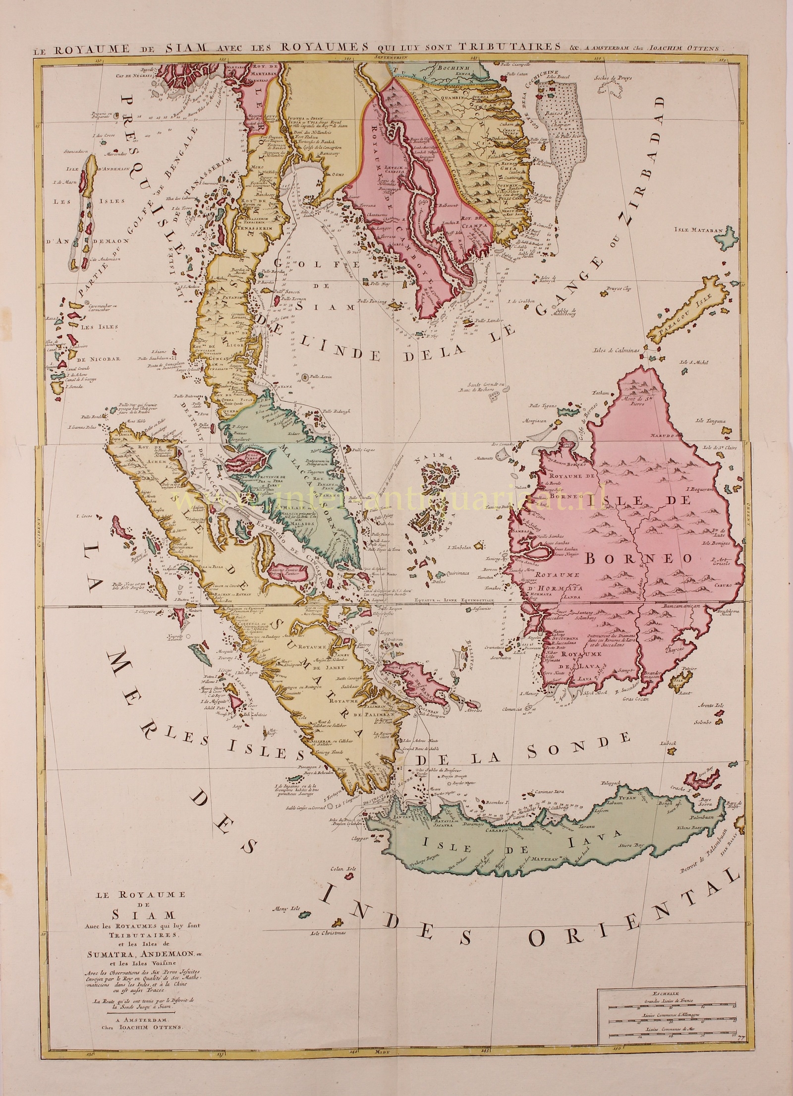Ottens-- Joachim - Southeast Asia - Joachim Ottens, c. 1745